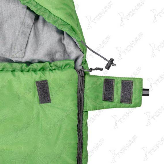 Спальный мешок TORO 200L (210х70, левый, стратекс, салатовый) (T-HS-SB-T-200L) Helios