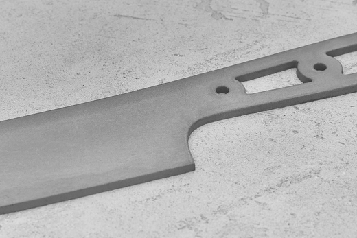 Заготовка для ножа, сталь VG-10 2,8мм. Модель "Геликон НШ180" с клинком 180мм, ТО 62-63HRC