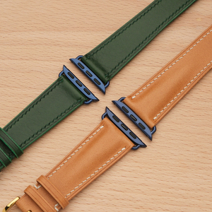 Синие адаптеры на винтах для Apple Watch (цвет Blue)