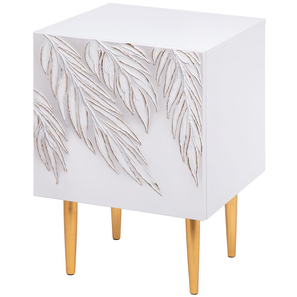 Тумба прикроватная Тропик Стайл Айс Голд левая