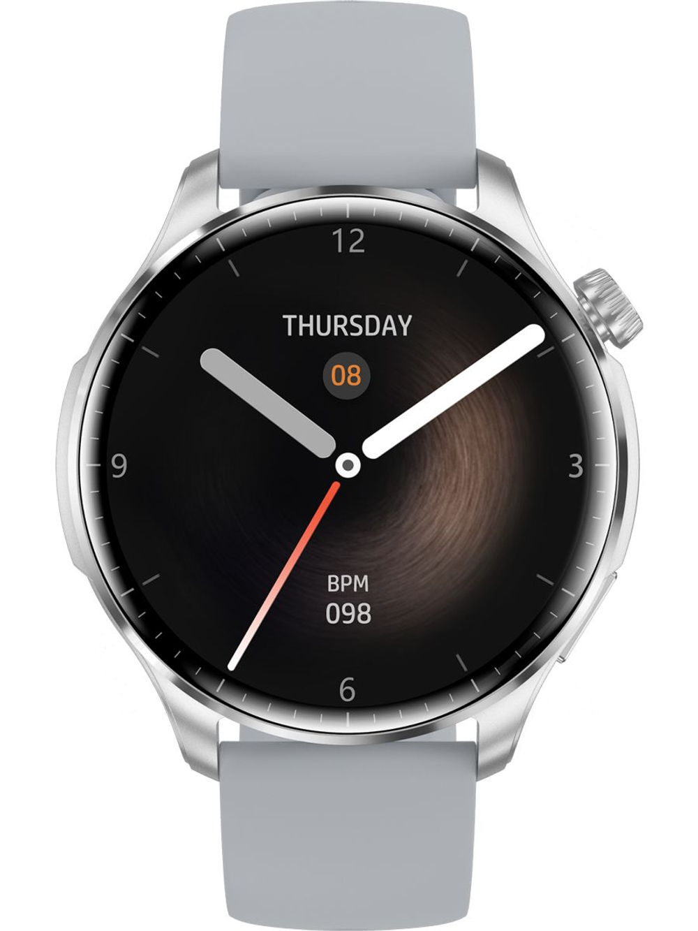 Смарт часы PARASMART Zilex M13 (силиконовый ремешок, серебристый)