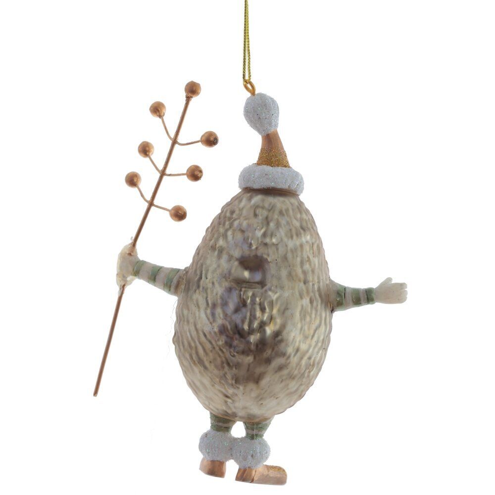 GAEM Украшение новогоднее "Ежик", L9,5 W5 H12 см