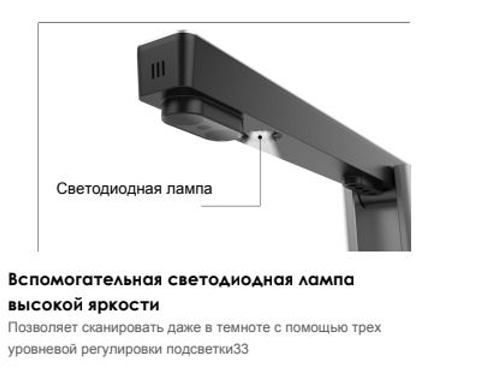Бесконтактный мобильный книжный сканер ScanBook Home A3