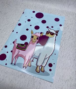 Подарочный бокс для девочки "Лама и Альпака", 5 предметов