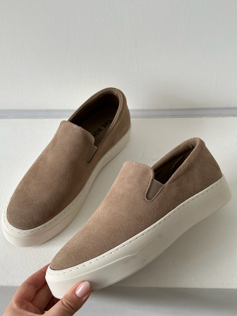 Слипоны из натуральной зашми