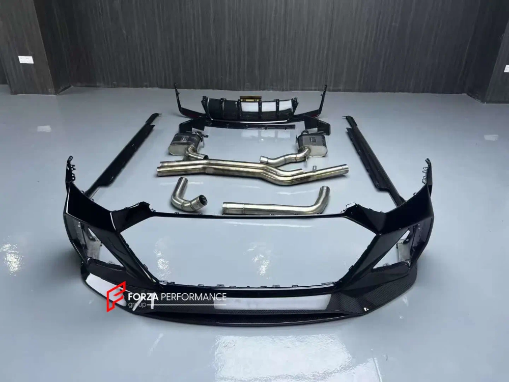 Карбоновый обвес с выхлопной системой для AUDI RS6 C8 2019 - 2023 Ауди