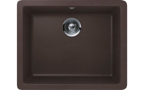 Мойка SCHOCK Quadro 60 (N-100) Cristalite 550x430 (подстольный монтаж) мокка