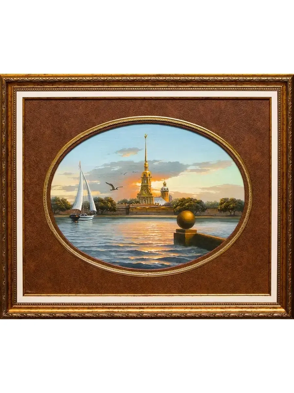 Картина маслом Петропавловская крепость Гафиатуллин