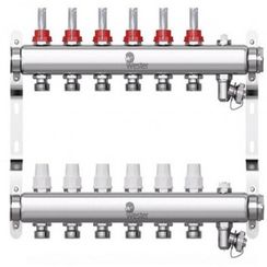 Коллектор Wester нерж. 1-3/4 в сборе с расходомерами на 6 выходов, W902.6