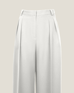 Брюки "Попа сердечком" в жемчужном