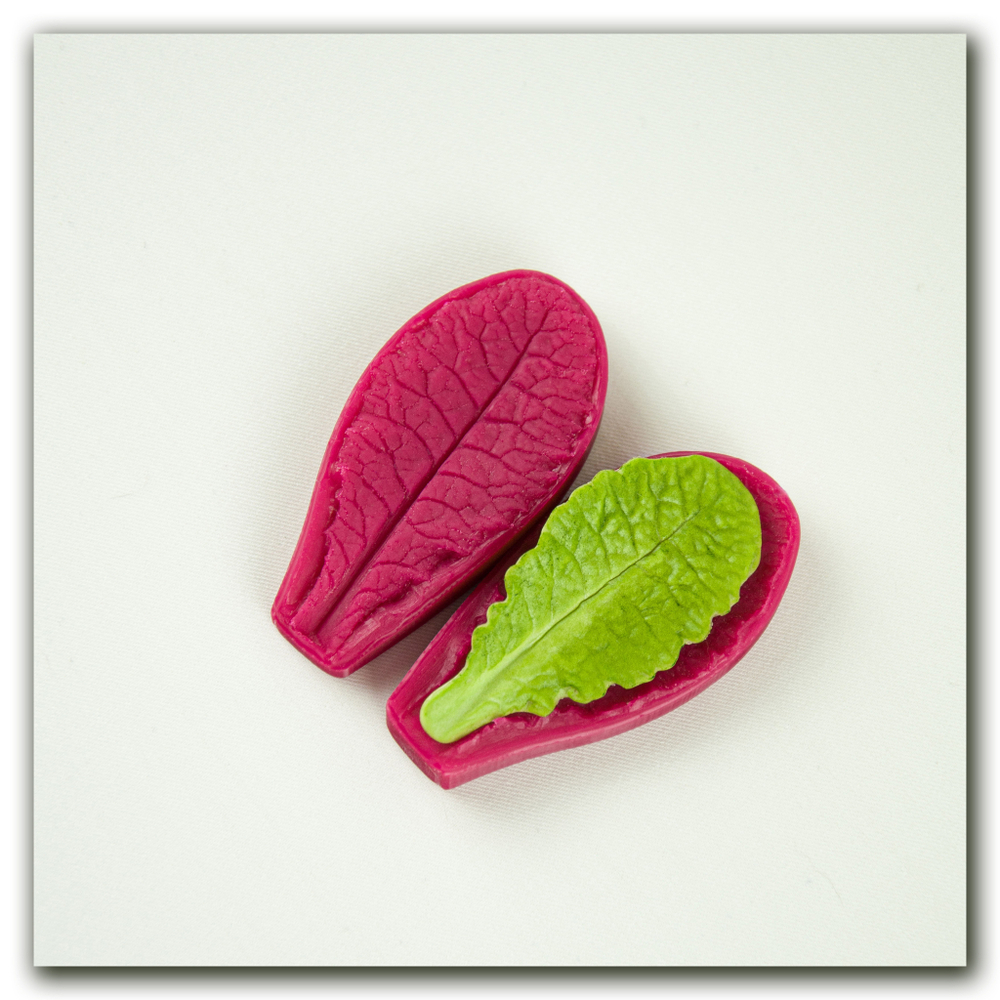 силиконовый молд лист примулы