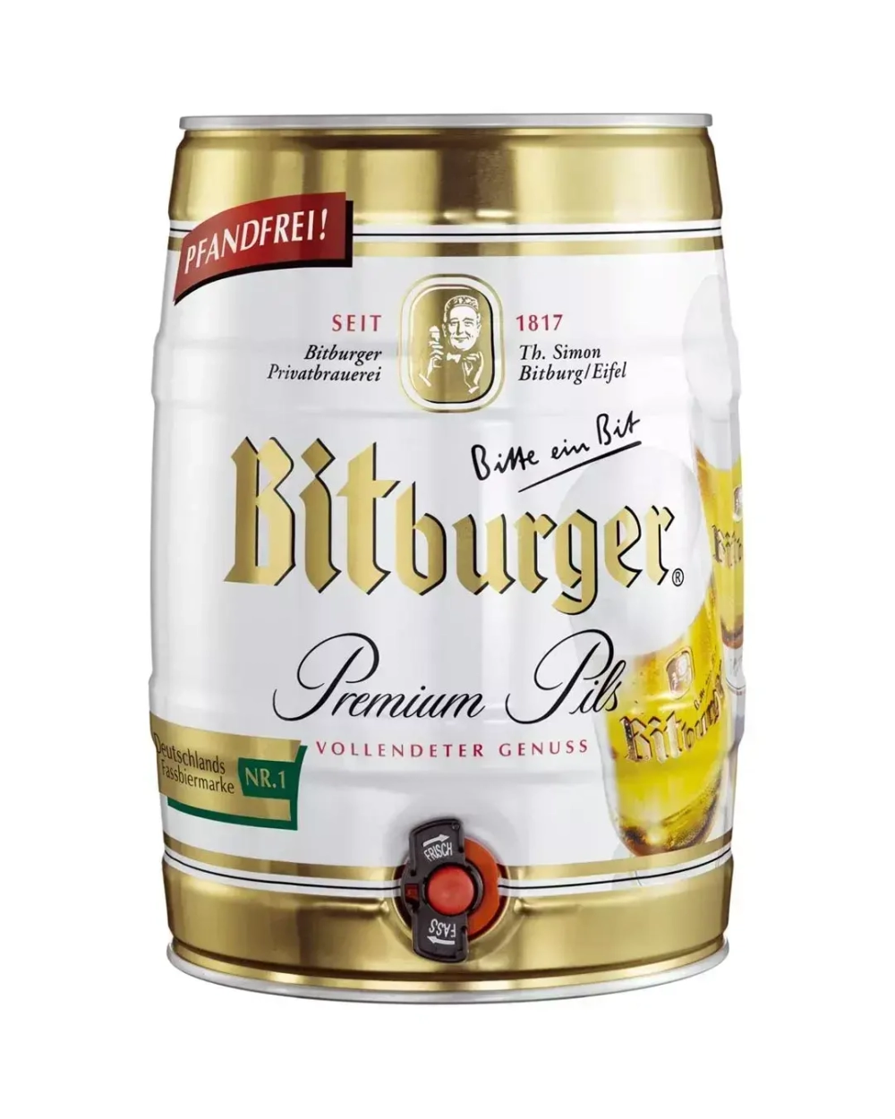 Bitburger, Premium Pils 5 л.