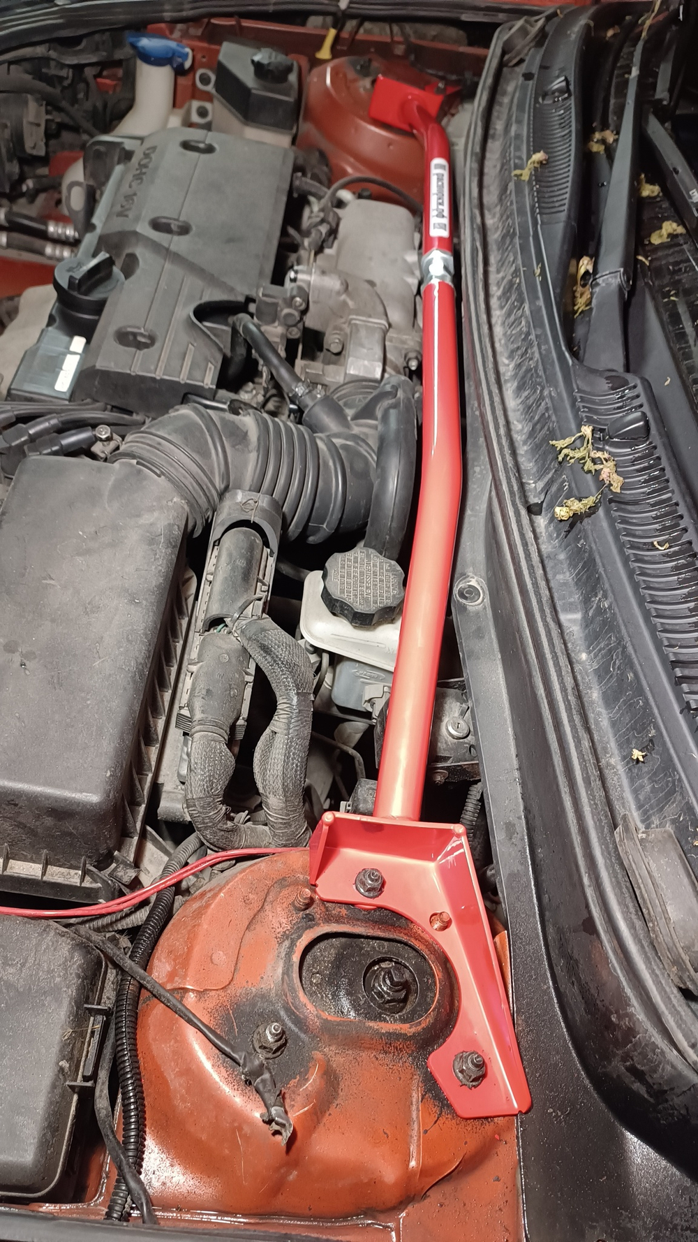 Распорка передних стоек (регулируемая) Hyundai Verna 3, Kia Rio 2