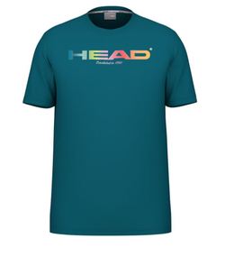 Мужская теннисная футболка Head Rainbow - Бирюзовый