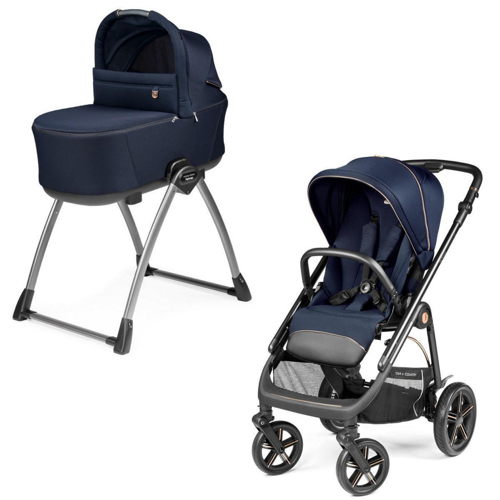 Коляска Peg Perego Veloce TC New Culla Flex 2 в 1 Blue Shine