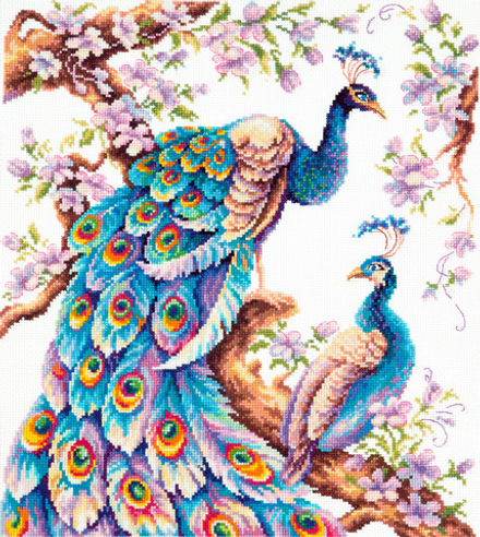 Набор для вышивания "Во всей красе!", 32 х 36 см (Россия)