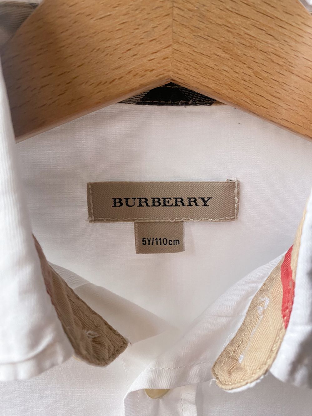 Хлопковая рубашка Burberry, 110