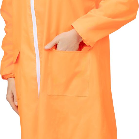 Плащ влагозащитный Waterproof Line Poseidon WPL ПВХ на молнии оранжевый