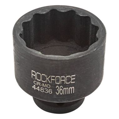 Головка ударная 36мм 12гр. 1/2'' RockForce##Rock FORCE RF-44836