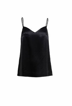 Топ на тонких бретелях черный 21-01-24 SS