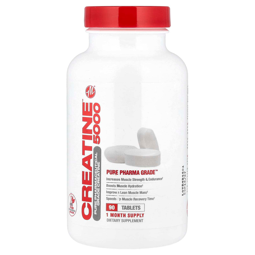 Metabolic Nutrition, Creatine 5000 ™, 90 таблеток (1666 мг в каждой таблетке)