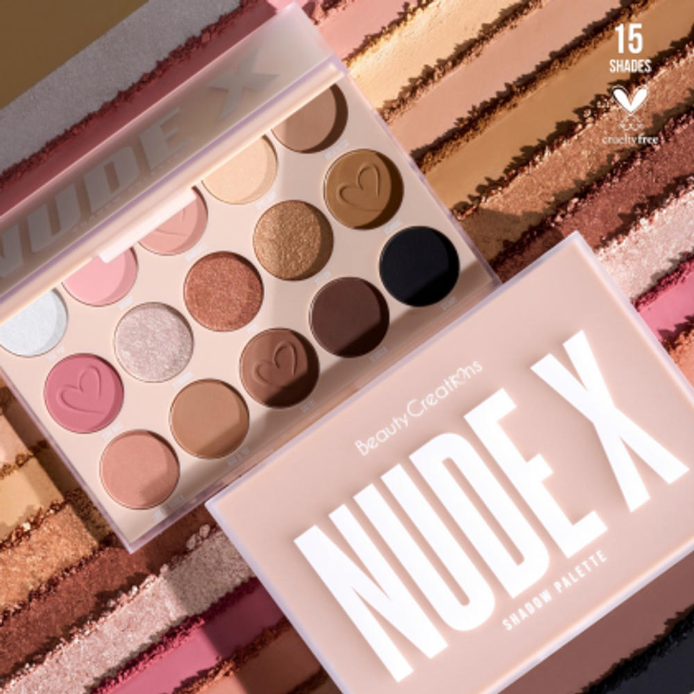 Beauty Creations Палитра теней NUDE X