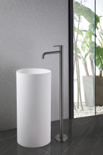 Смеситель ABBER Wasser Kreis AF8140NG напольный для раковины, никель