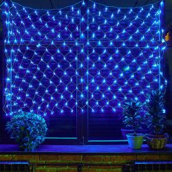 ULD-N2520-240-DTA BLUE IP20 Сетка светодиодная с контроллером. 240 светодиодов. 2.5х2 м. синяя. IP20. провод прозрачный