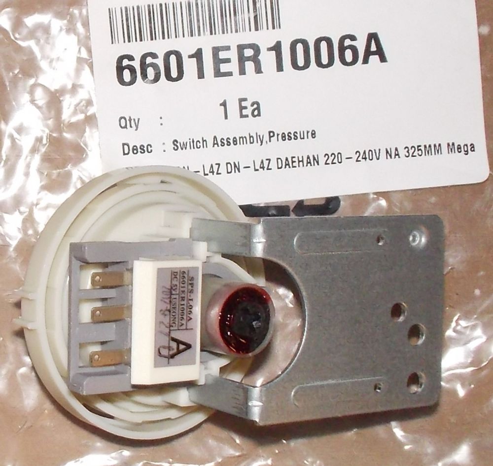 Прессостат СМА LG 6601er1006A, зам. 6601ER1006K, 6601ER1006M, 6601EN1005E