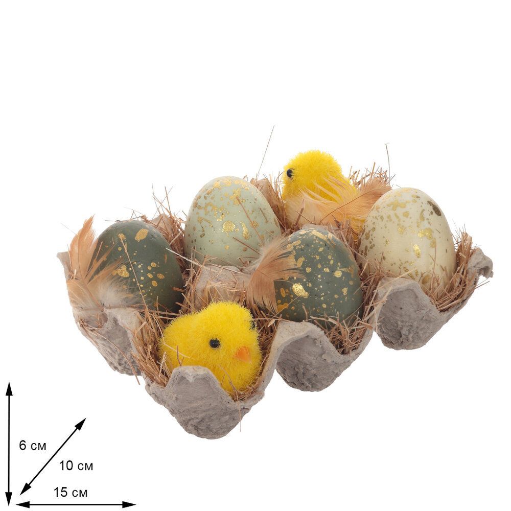 GAEM Изделие декоративное "Пасхальное", L15 W10 H6 см