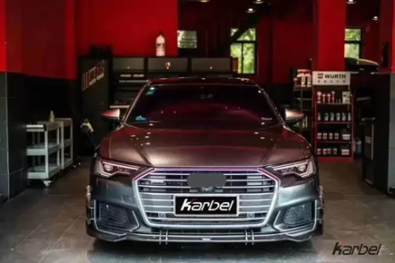 Карбоновая губа для AUDI S6 & A6 S-LINE & A6 AVANT 2019-2025+ C8 Ауди обвес