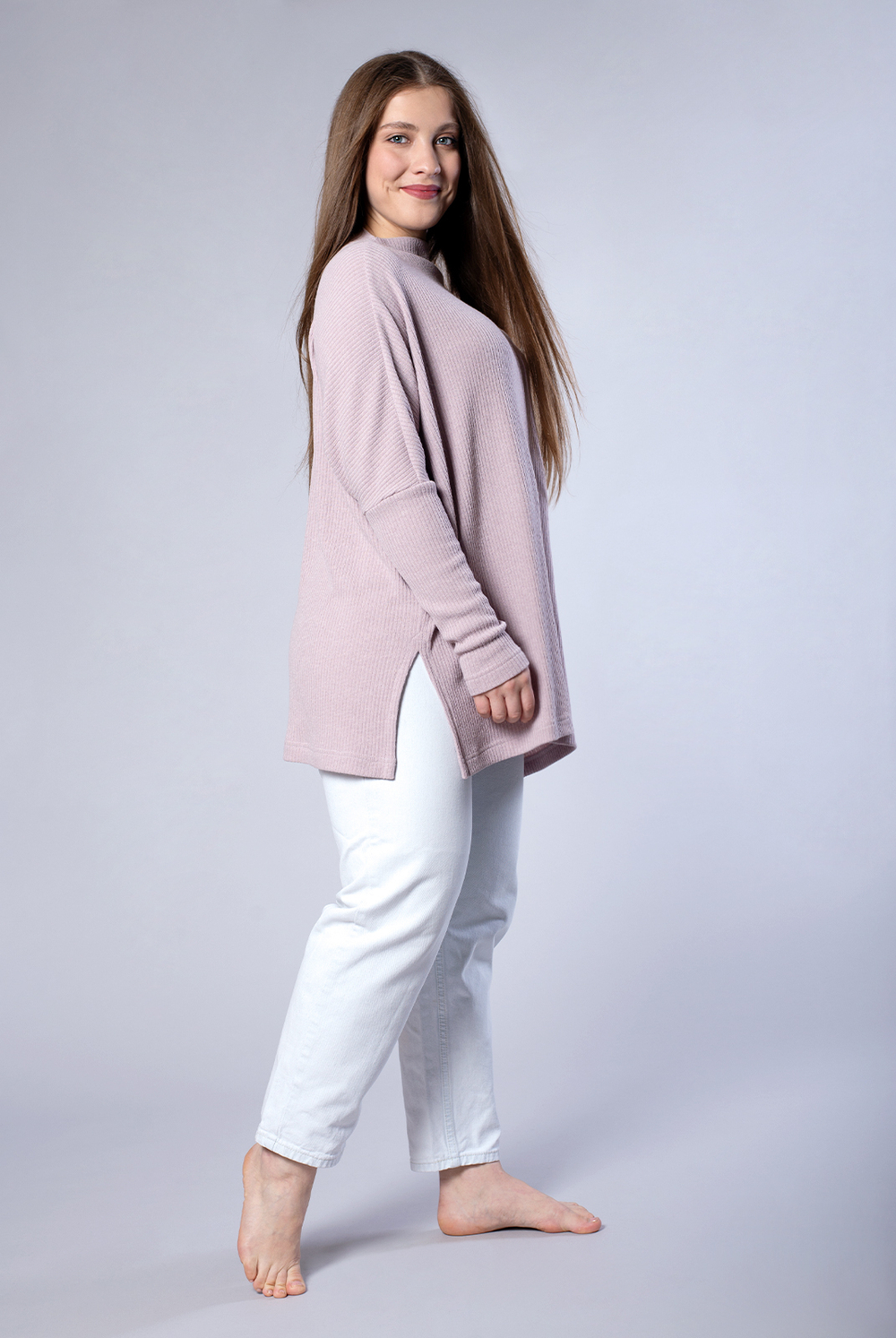 Джемпер женский 3875зп, Пудровый #455П033875зп