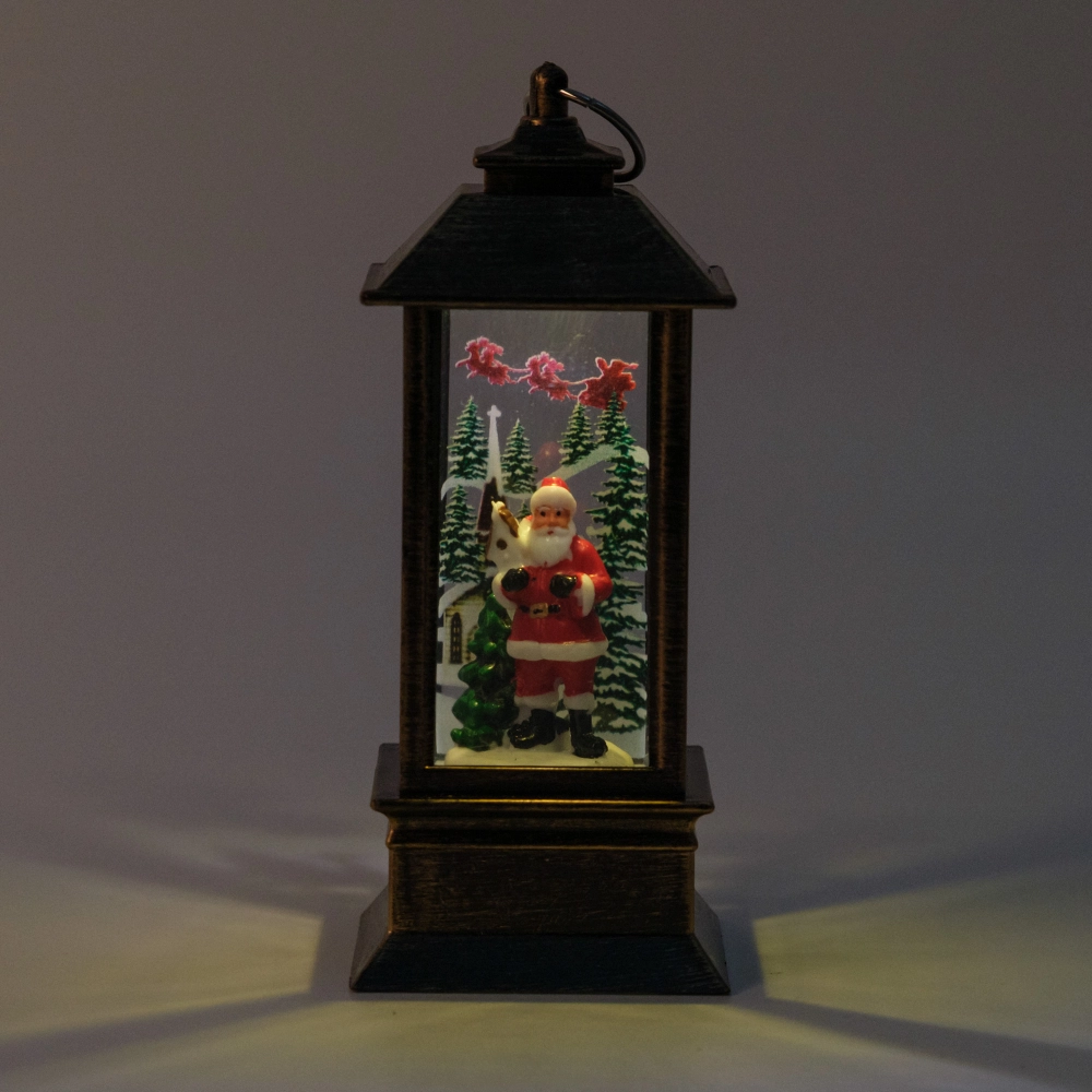 Фонарь светодиодный Санта Клаус 13х5см, SYSZB- 5325033