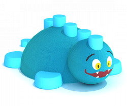 Резиновая фигура 3D Рептилия для детских площадок