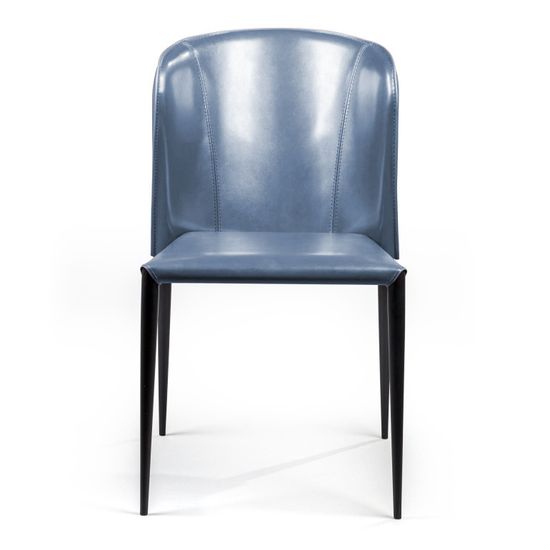 Стул Albert, синяя кожа