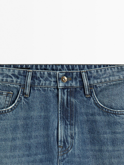 Massimo Dutti Зауженные джинсы, индиго