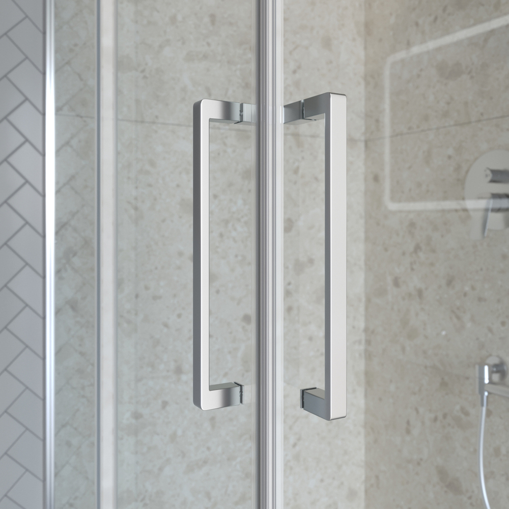 Душевой уголок BelBagno MARINO-2-A-2-90-C-CR 90х90см, профиль хром, стекло прозрачное