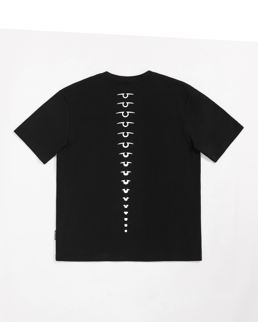 Футболка свободного кроя, черный, размер M