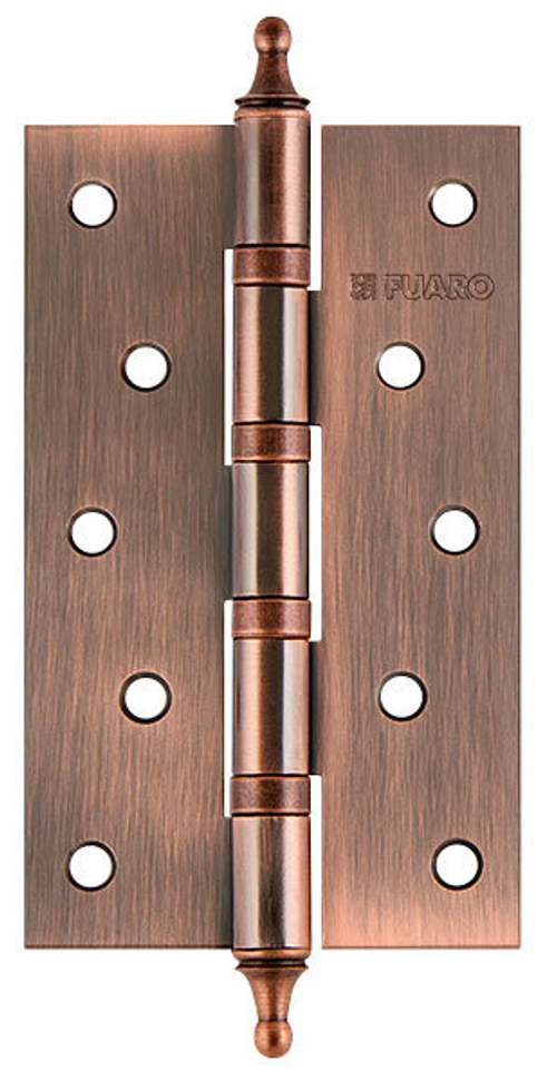 [ТОВАРА НЕТ В НАЛИЧИИ] Петля стальная врезная Фуаро 4BB/A/BL 125x75x2,5 AC, цвет медь (гарантия - 12 месяцев)