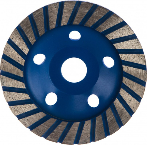 39520М Диск алмазный шлифовальный "чашка", посадочный диаметр 22,2 мм, "Турбо" широкие сегменты 125 мм  MOS
