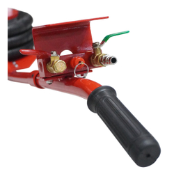 WDK-81813B Домкрат пневматический подкатной, г/п 3 т, 135-435 мм, с удлинённой рукоятью