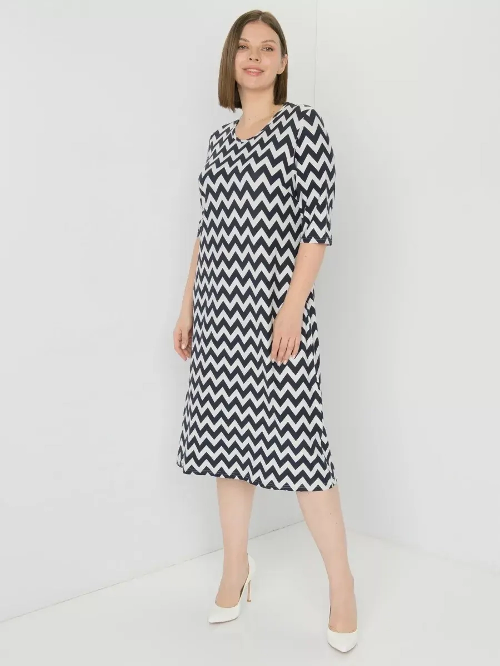 Платье офисное повседневное