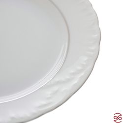 Набор плоских тарелок 17 см Repast Rococo с платин.полос. 6 шт)