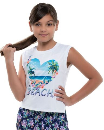 Футболка для девочки Lucky in Love Novelty Print Aloha Tank Girls - Multikolor