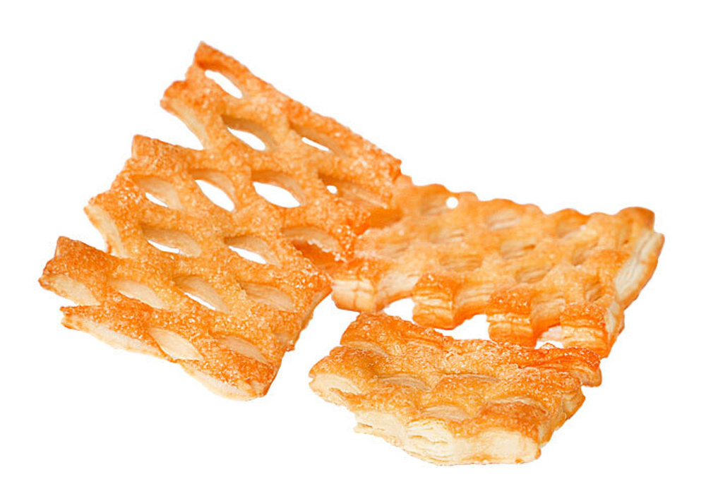 Печенье Наслада Слоеное Сетка  в сахаре 1,0 кг.