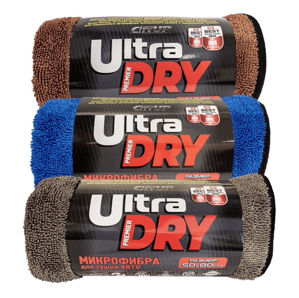 Салфетка микрофибра "City UP-139XL  Ultra Dry (1шт) 50*80см