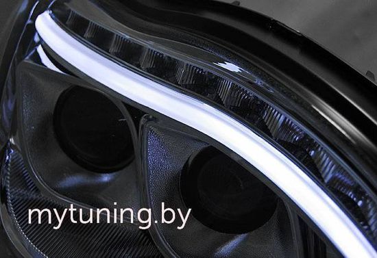 Передние фары daylight chrome для Mercedes S W220