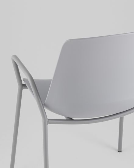 Стул Kaira пластик серый