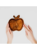 Деревянная менажница "Яблоко" из кедра