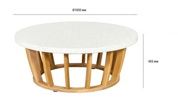 Столик каменный кофейный Woodland